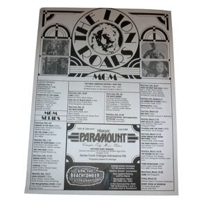 Vintage Denver Paramount Theatre Flyer MGM Lion Roars Don  Beachcomber Tiki Ad